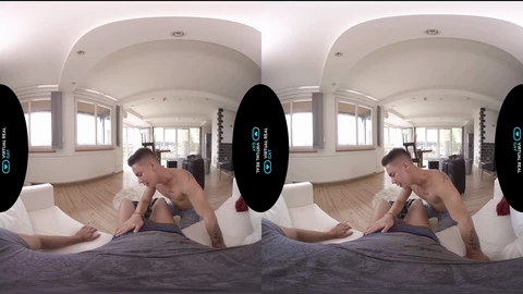 Gay, vr-pornos, heißer gay vr