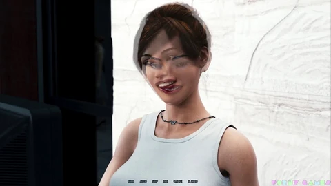 쭉쭉빵빵한 금발, hd 영상, 게임 플레이