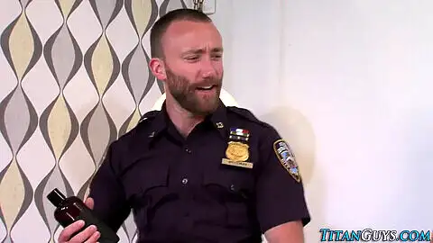 Hardcore, gay cop, 근육