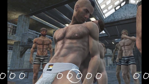 Virtual Reality Experience: Get locked up in a steamy male jail!