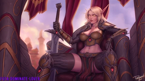 Dark elf, butt, wow