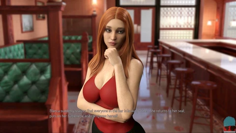 Seductive redhead princess Blanca in tied-up Arctic Adventure #02