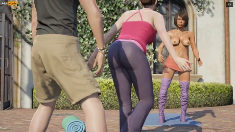 Gta 5 nude mod, gameplay, adult arcade