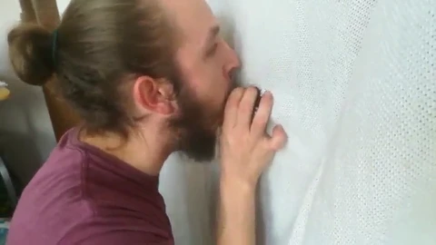 Homosexual, gay blowjob, gloryhole blowjob