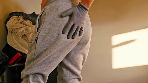 Cock bondage, cum denial, bdsm slave